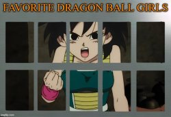 favorite dragon ball girls Meme Template