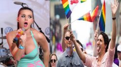 Katy Perry kissing a girl Meme Template