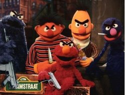 Elmo and friends Meme Template