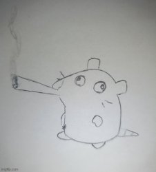 dumbass rat smoking a fat blunt(credits to shadowskul) Meme Template