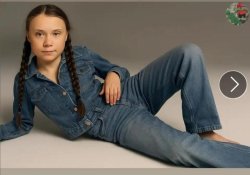 Greta Thunberg bad Jeans Meme Template