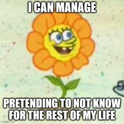 spongebob in blissfull ignorance Meme Template