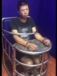 China tiger interrogation chair Meme Template