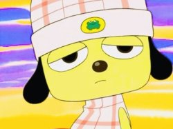 Depressed Parappa Meme Template