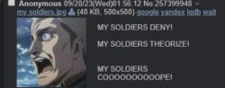 MY SOLDIERS DENY Meme Template