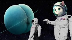 ALWAYS HAS BEEN (URANUS WEREMEOW) Meme Template