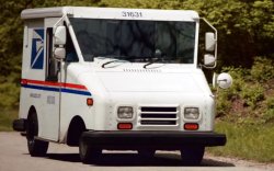 USPS truck Meme Template