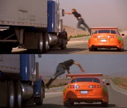 Fast and Furious Jump Meme Meme Template