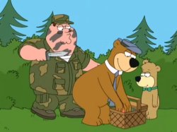peter griffin yogi bear family guy Meme Template