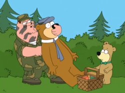 yogi bear peter griffin Meme Template