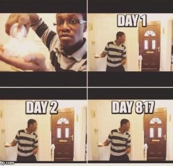 Waiting for dad to come home Meme Template
