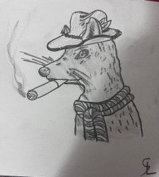 cool ass rat smoking a fat one(credits to -SL-Artistic) Meme Template
