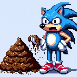 sonic MAKE poop Meme Template