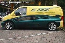 funny double car paint job Meme Template