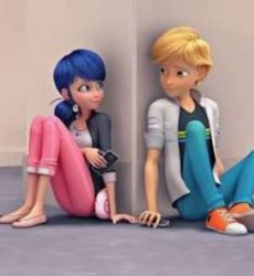 Adrian and Marinette Meme Template