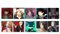 top 10 persona 5 Meme Template