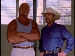 Hulk Hogan and Chuck Norris Meme Template