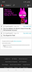 My Comment To That Art Thief Meme Template