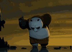 Kung fu panda stairs Meme Template