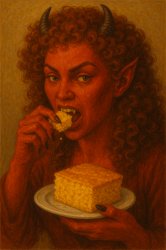 Give the devil some cornbread Meme Template