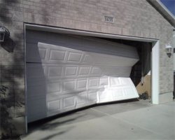 Damaged garage door Meme Template