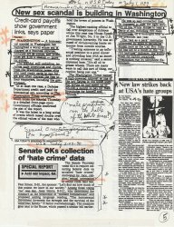 1990 Hate Crime Statistics Act (HCSA), signed by President Bush Meme Template