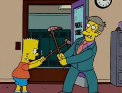Principal Skinner vs Bart Simpson Meme Template