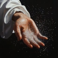 Jesus Glitter Meme Template
