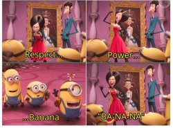 Respect power banana Meme Template