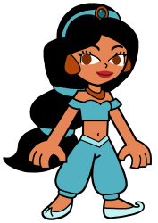 Jasmine of Agrabah in Hero 108 Style Meme Template