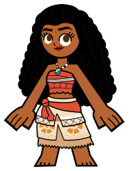 Moana of Motunui in Hero 108 Style Meme Template