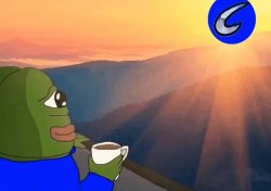 gm pepe Meme Template