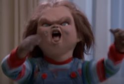 Chucky Charging Meme Template
