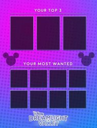 Disney Dreamlight Valley wishlist Meme Template