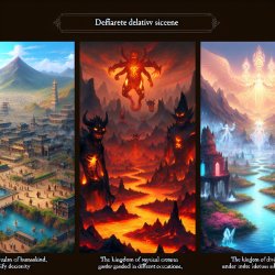 PHOTO 3 distinct: REALM of man, KINGDOM of DEMON, KINGDOM of Rua Meme Template