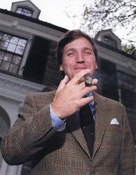 Tucker Carlson Cigar Meme Template