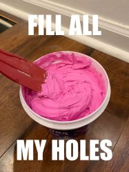 Fill all my holes Meme Template