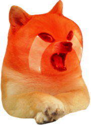 mad and sad doggo >:( Meme Template