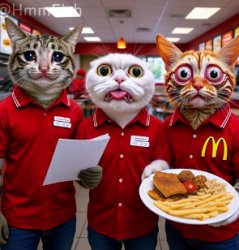 3 cat's Meme Template