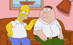 Homer and peter Meme Template