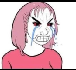 Lyssa angry wojak Meme Template