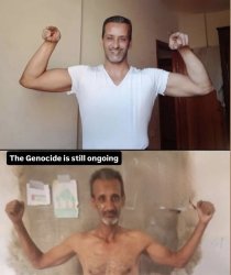 Palestinian genocide Meme Template