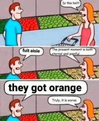 fruit aisle Meme Template