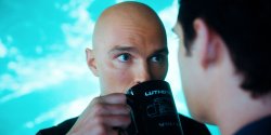 Lex Luthor Sipping Coffee Meme Template