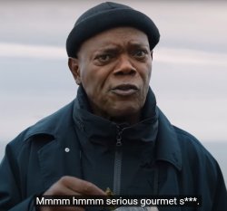 Samuel L Jackson gourmet shit Meme Template