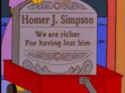Richer for having lost him Meme Template