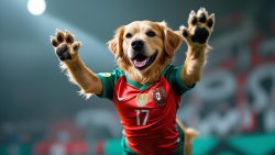 Cane Ronaldo SIUUUUUUUUUUUUUUUU Meme Template
