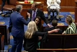 Marjorie Taylor-Greene Lauren Boebert fighting MAGA Meme Template