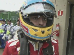 The Ferarri Stare Fernando Alonso Meme Template