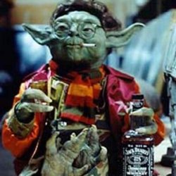 Drunk Yoda Meme Template